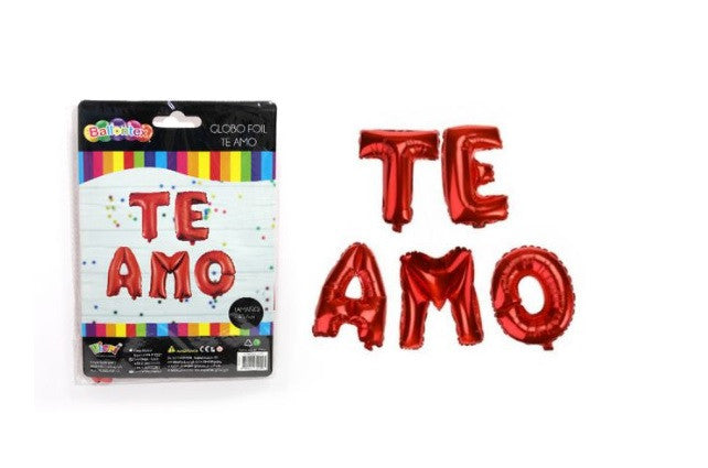 Set Globo Frase Te Amo