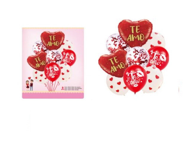 Bouquet Globos Te Amo