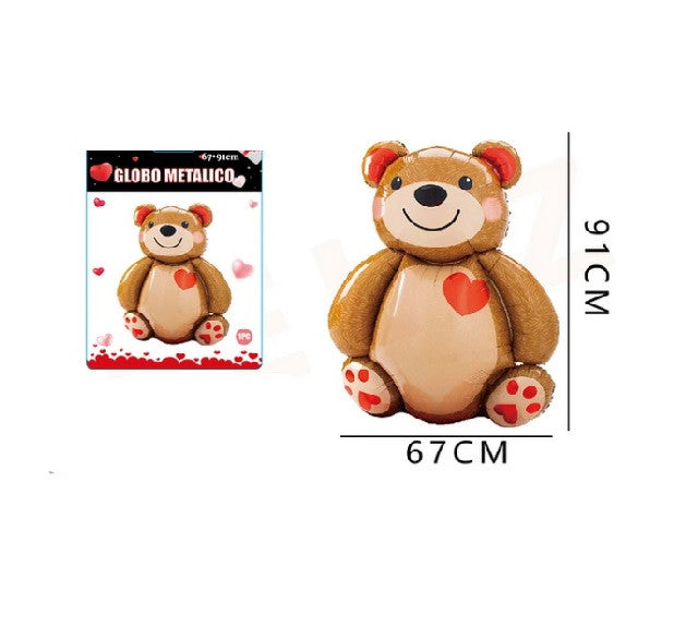 Globo Oso Metalizado