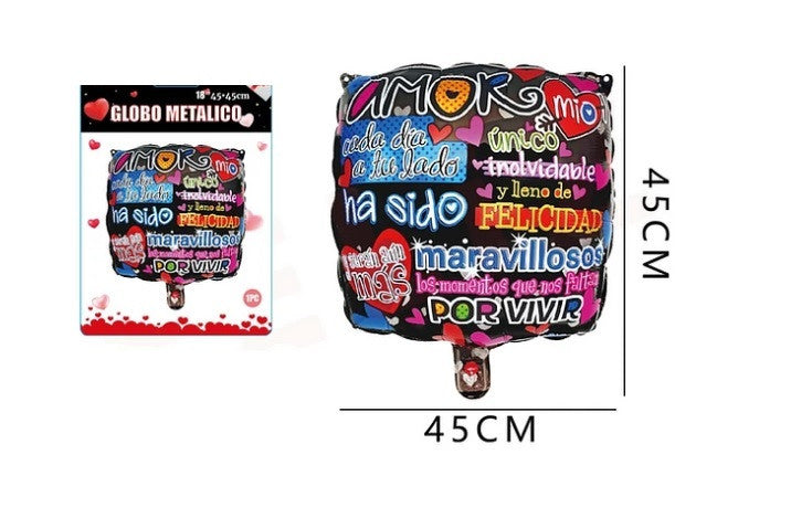 Globo Foil Cuadrado 18"