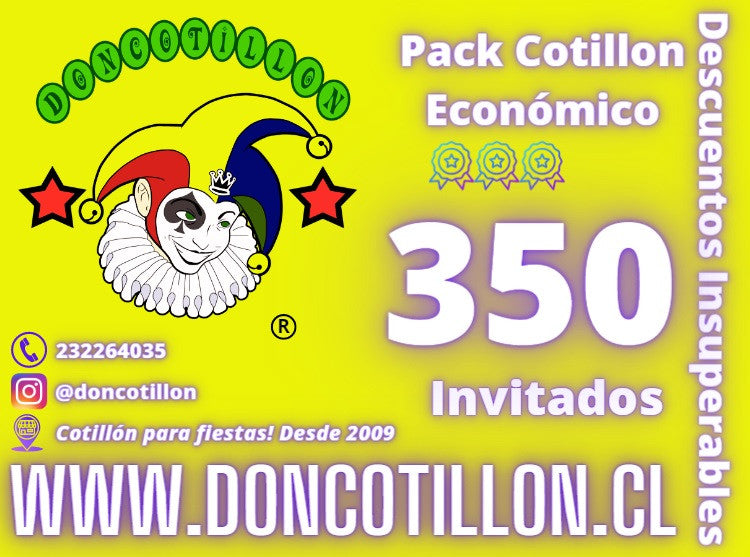 Pack 350 personas económico