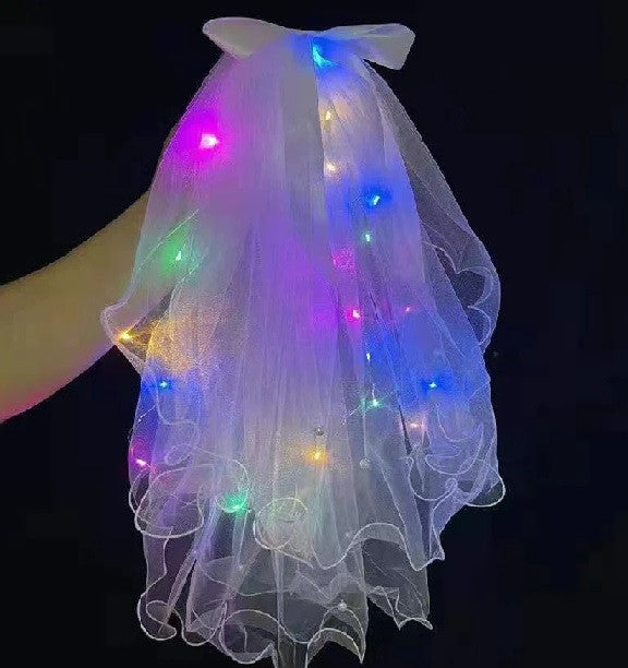 Velo Blanco Con Luz