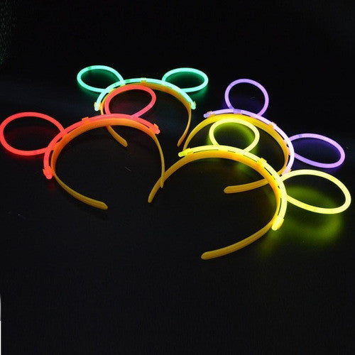 Cintillo oreja ligth stick luminoso glow