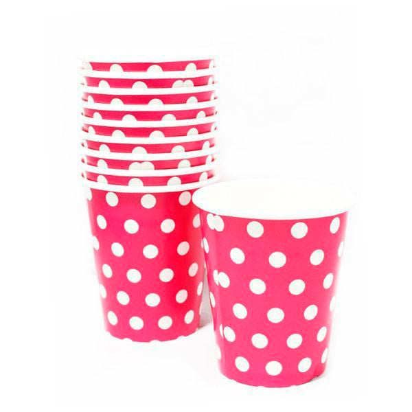 vasos polka x 12 unidades