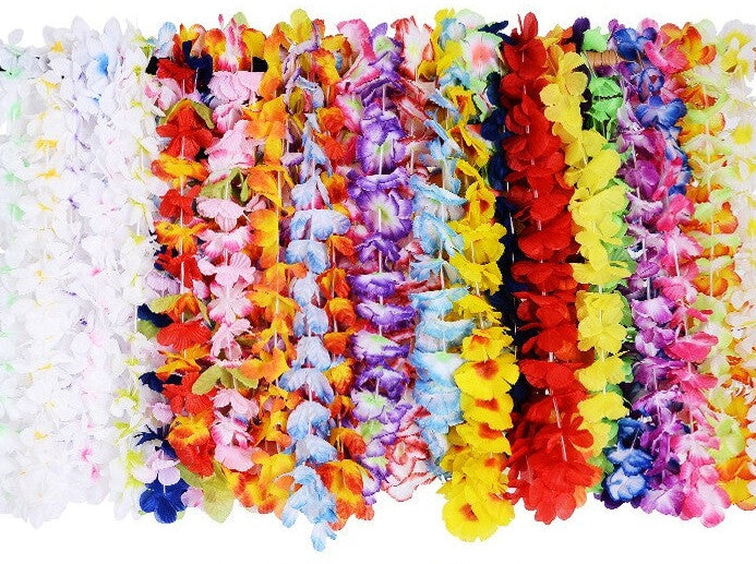 Collar Hawái tela standard surtido precio unidad