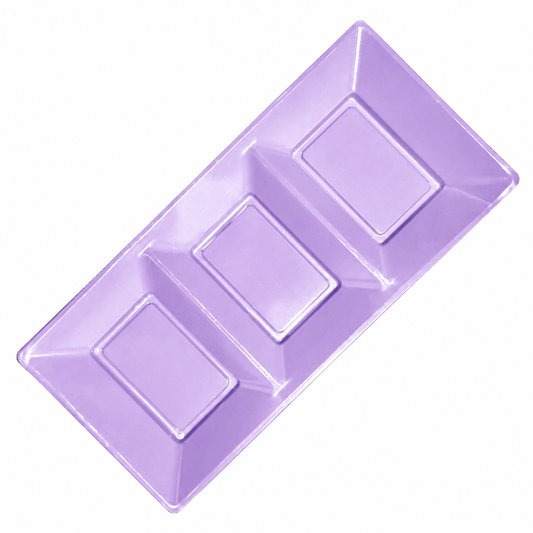 Bandejas 3 divisiones x3 uni COLOR A CELECCIONAR
