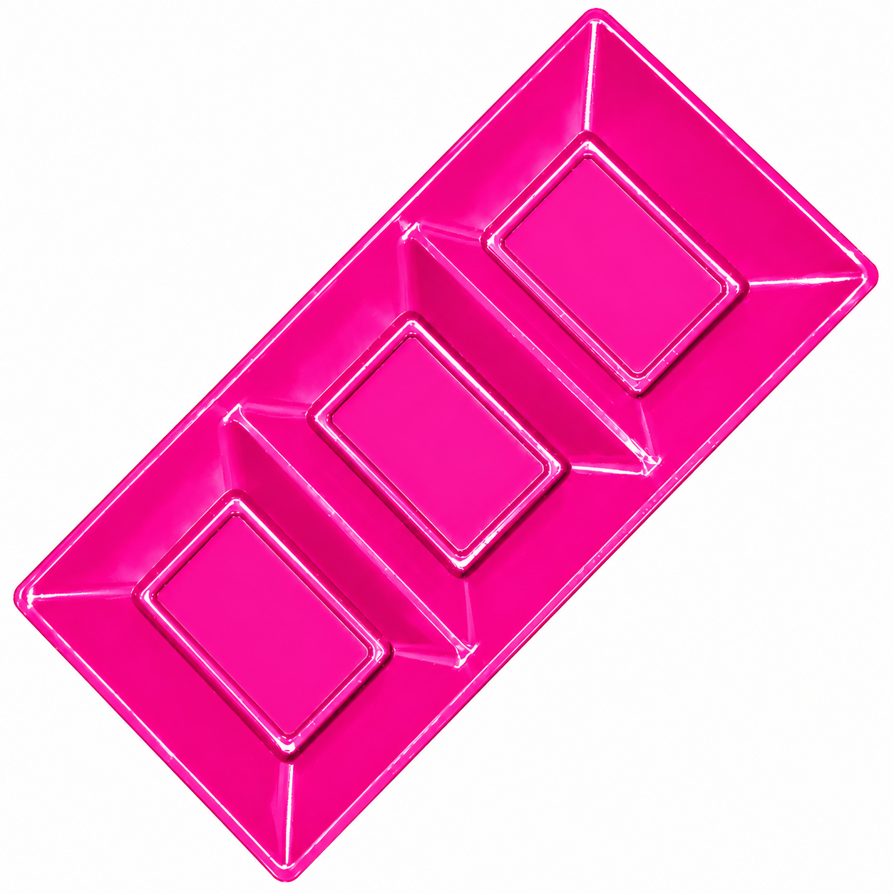 Bandejas 3 divisiones x3 uni COLOR A CELECCIONAR
