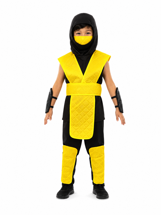 DISFRAZ NINJA AMARILLO NIÑO