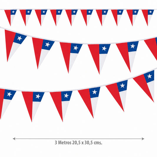 Banner Banderas 21*14*15*3.5 Metros  (X)