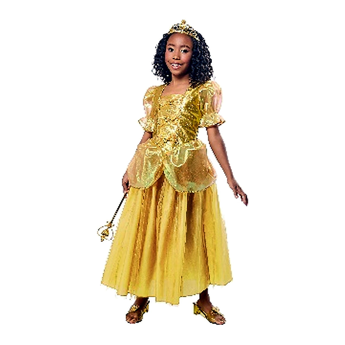 Disfraz Princesa Dorada Deluxe Niña