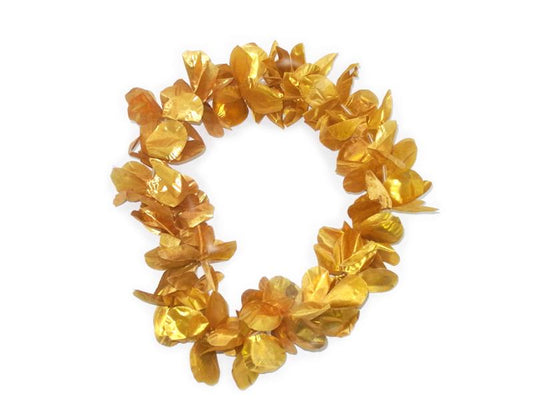 Collar Hawaiano Dorado - Airy - Carnaval Online