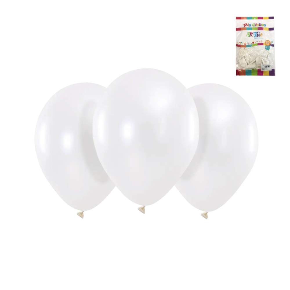 Globo R9 M.G. Standard Blanco X 50  (X)