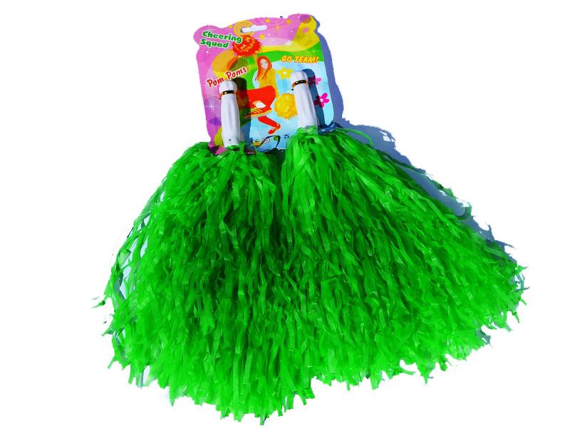 Plumero Porrista Colores Verde - Airy - Carnaval Online