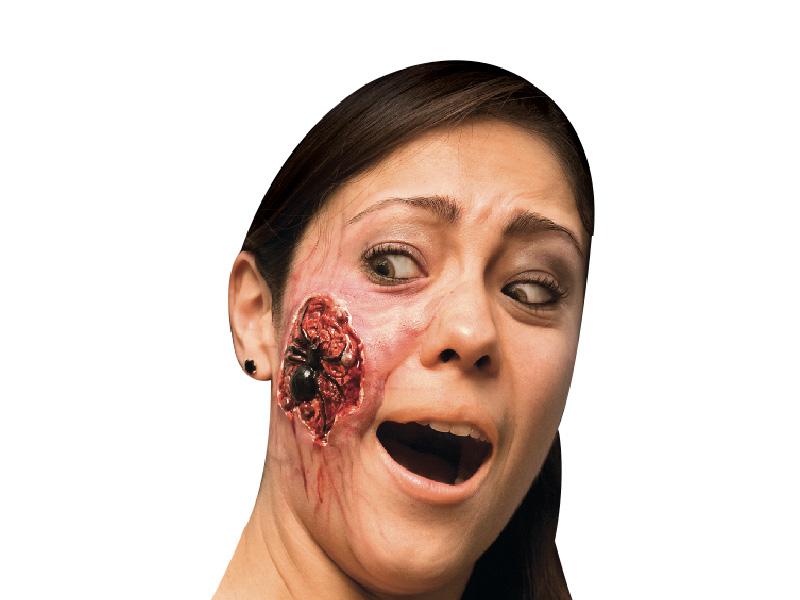 Tatuaje Herida Araña - Ghoulish - Carnaval Online