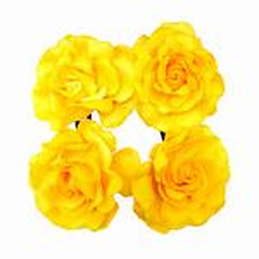 Pinche Rosa 10Cm Amarillo X12Uni