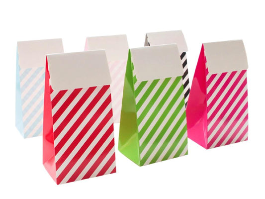Cajita Sorpresa Rayas X 12 Fucsia - Airy - Carnaval Online