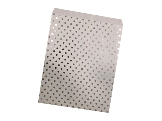 Bolsa Papel 30 X 40 Cm Puntos Plateados - Airy - Carnaval Online