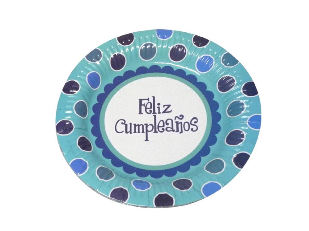 Plato Cumpleaños Fc Niño X 6 - George Agent - Carnaval Online