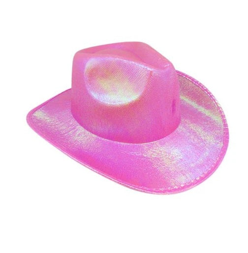 SOMBRERO VAQUERO LASER ROSADO