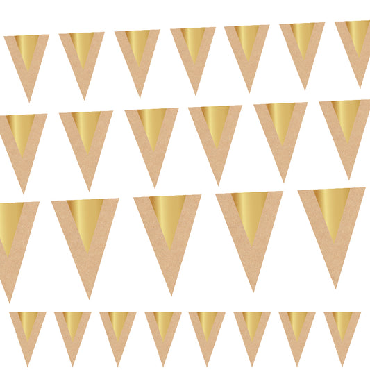 Banderin Golden Kraft - Decoración