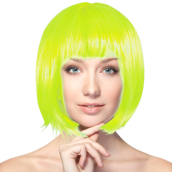 PELUCA LAZY FLUOR AMARILLA - Pelucas