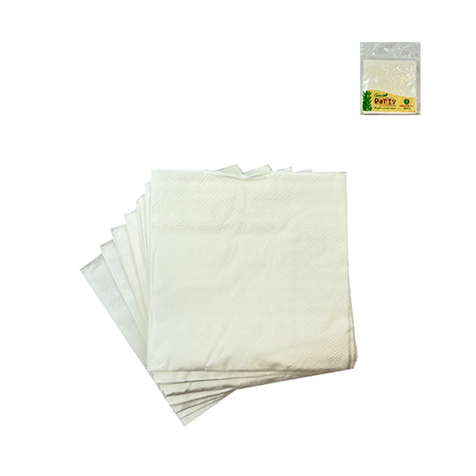 Servilletas Ecologicas Blanco 33x33  x20 unidades