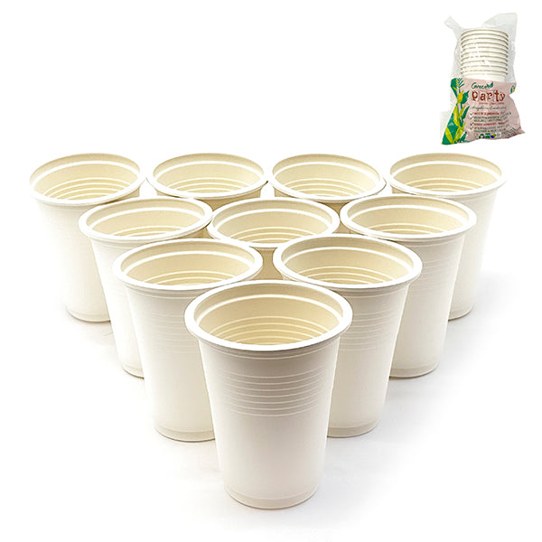 Vaso Ecologico 320ml x 10 unidades - Vajilla y Mesa