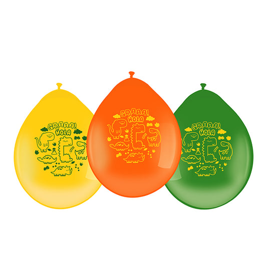 Globo de Latex Estampado Dino - Globos