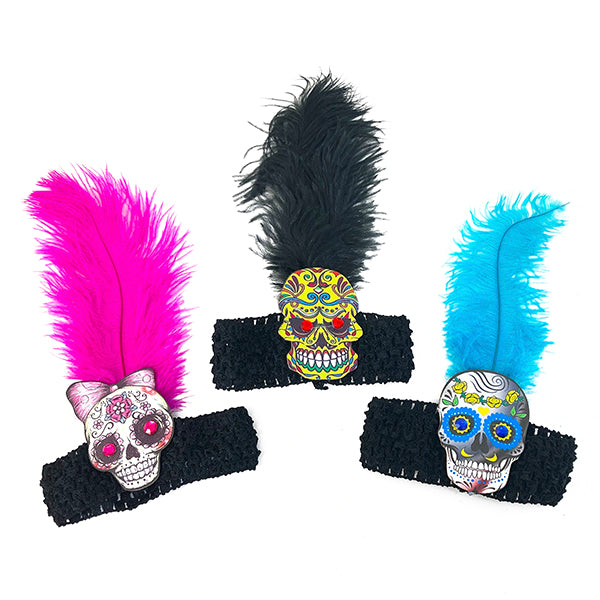 Cintillos Catrina elasticado Fiesta Mexicana - Cintillos y Coronas