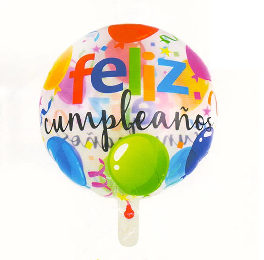 Globos Burbuja Feliz Cumpleaños 18"