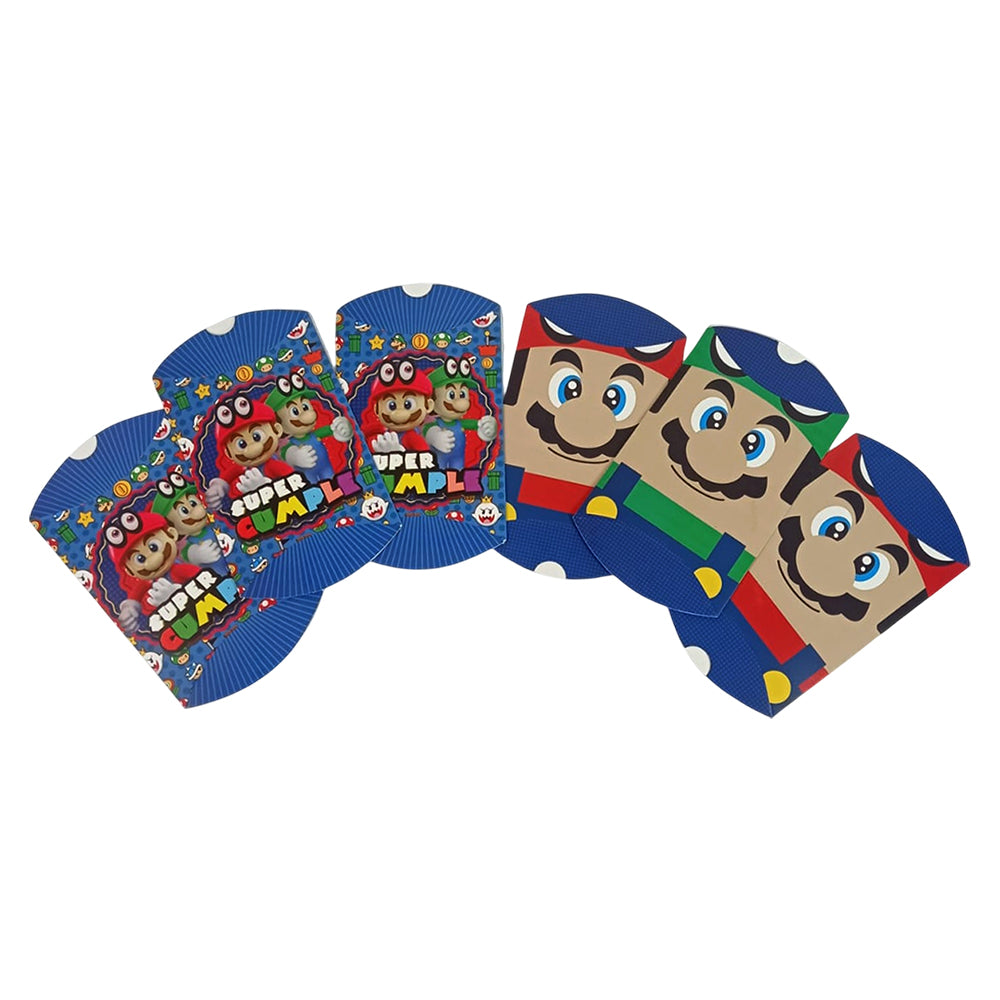 Cajas Para Sorpresas Mario - Piñatas y Sorpresas