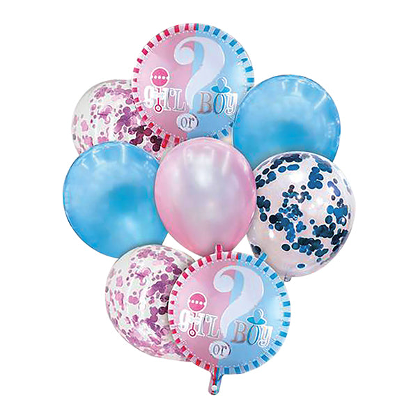 Globo de látex para revelación de género