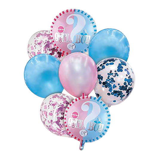 Globo de látex para revelación de género