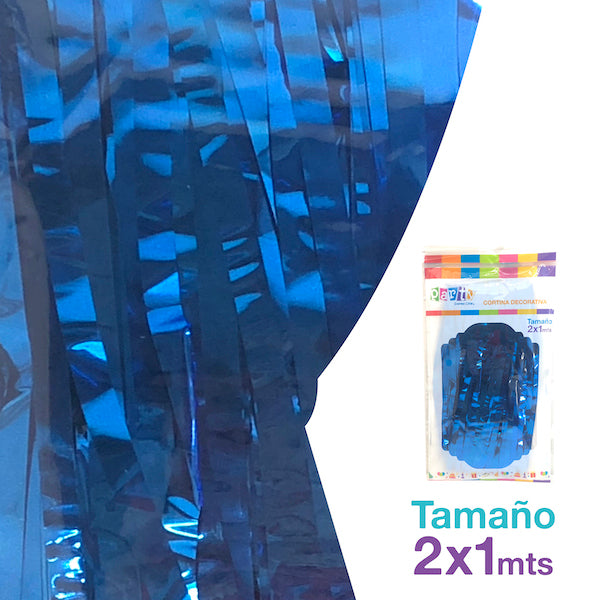 Cortina Metal 100X200 Azul (X)