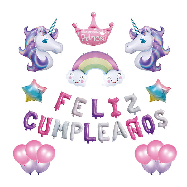 Globo Mylar/Latex 31 Pzas. F.C. - Globos