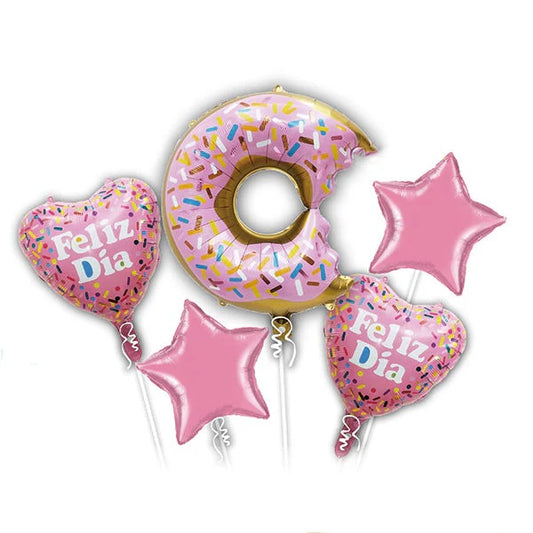 Set de 5 Globos Donut