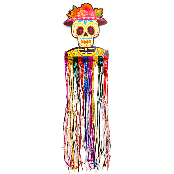 Decoracion Cortina Catrina Fiesta Mexicana - Decoración