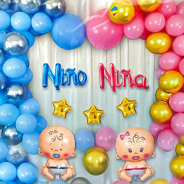 Globo Mylar/Latex Revelacion De Sexo - Globos