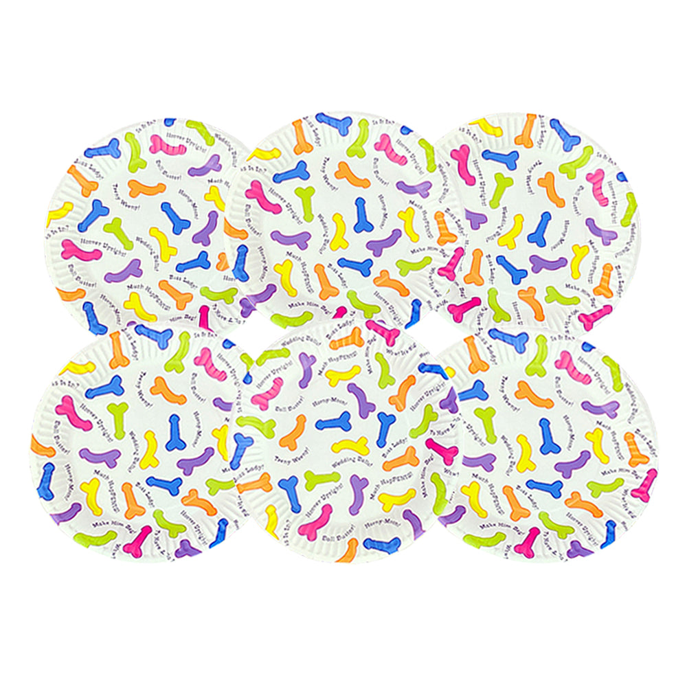 Platos Despedida de Soltera x 6 unidades - Vajilla y Mesa