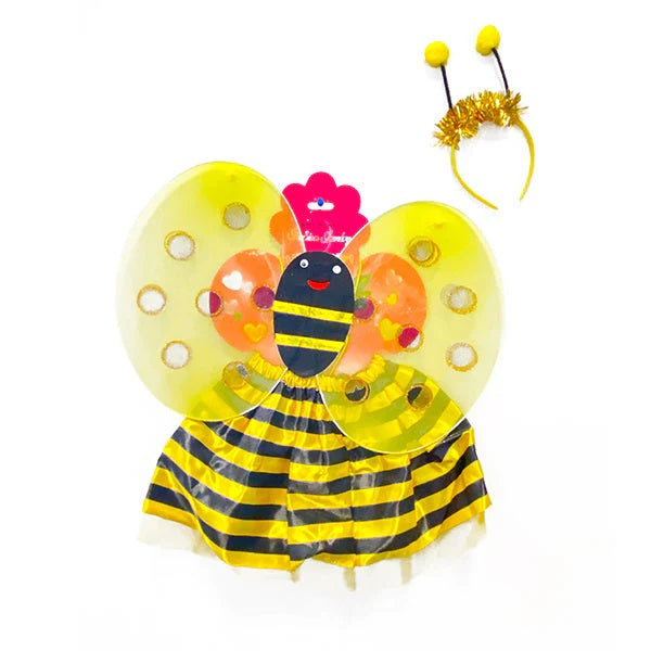 SET VESTIDO 3 PCS 30 CM. ABEJA