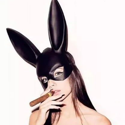Mascara conejo negra unisex