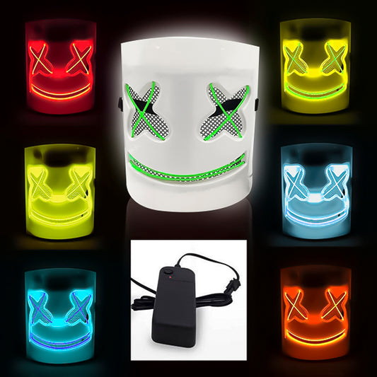 MASCARA LUMINOSA MARSHMELLOW - Máscaras y Antifaces