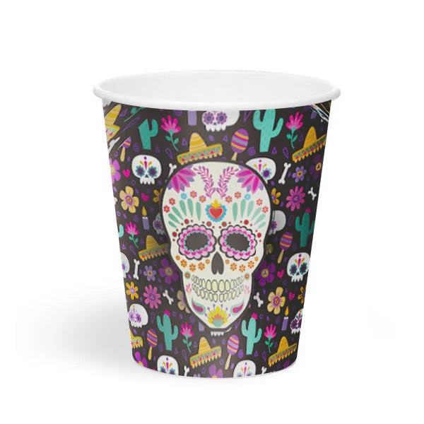 Vasos Polipapel Catrina x 6 unidades.