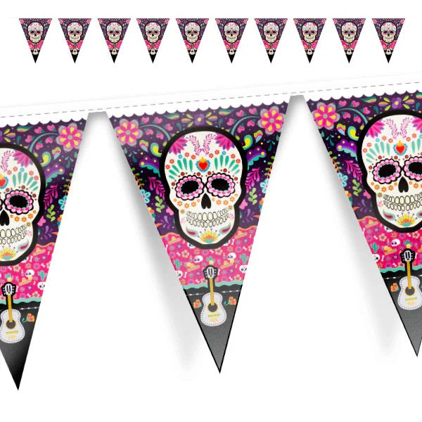 Banderin Triangular Catrina