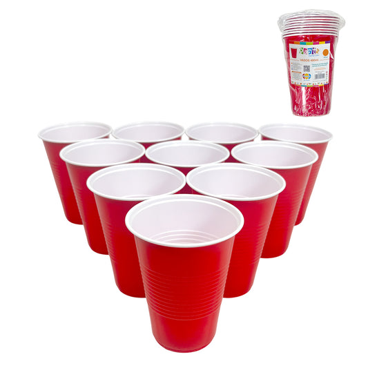 Vasos Rojos 470 ml  x 10 unidades