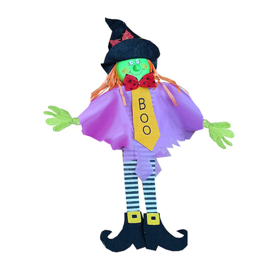 COLGANTE HALLOWEEN BRUJAS CON PIERNAS 67CM