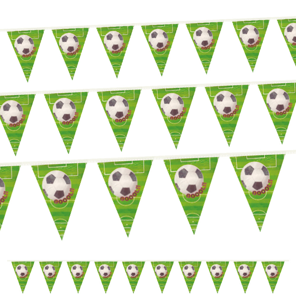 Banderin triangulos futbol - Decoración