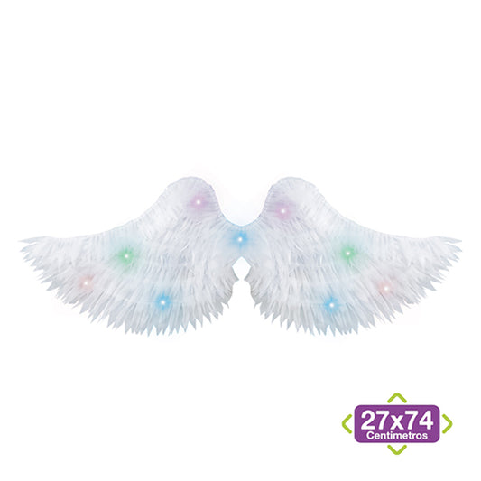 ALAS ANGEL LED BLANCA 27X74 CM oferta - Artículos Luminosos
