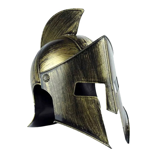 GORRO CASCO ROMANO MASCARA DORADO