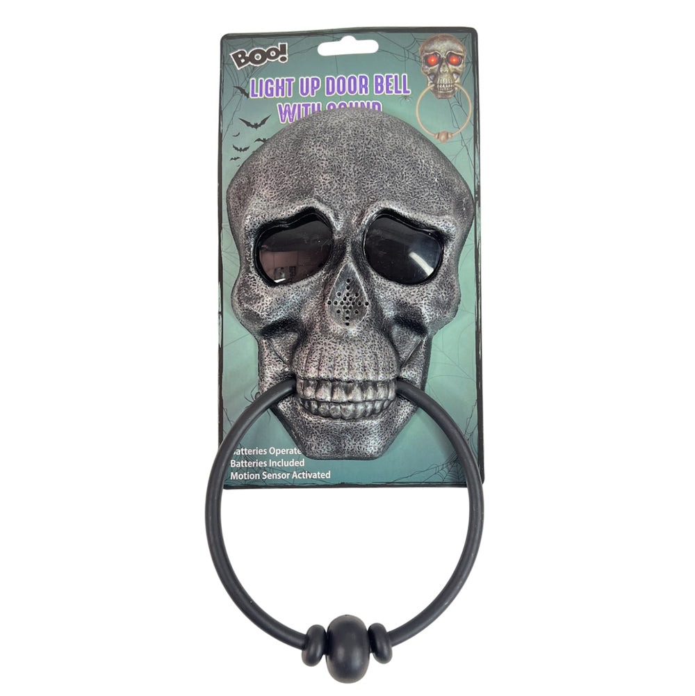 Timbre Para Puerta Halloween Con Luz y Sonido